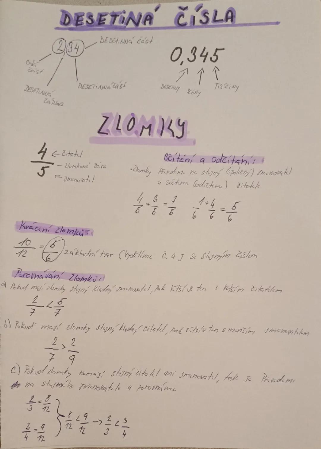 # DESETINA ČÍSLA

esti
crist
DESETINANG
DESETINNA cast

(234)

габа
DESETIAWA cast

0,345

DESTINY SEting
TISICING

# ZLOMKY

4 & Citatul

5