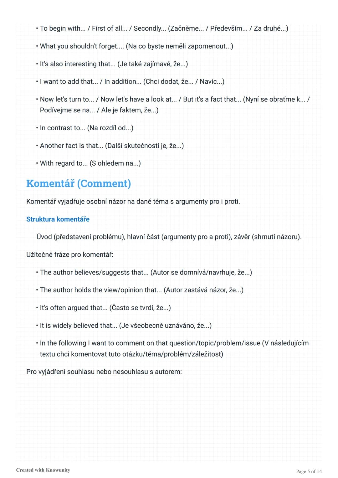know - 5