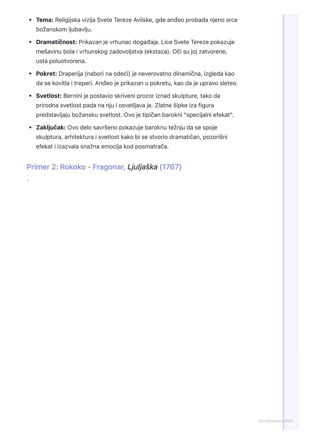 # Barok i Rokoko

Uvod u barok i rokoko

Barok je umetnički pravac koji se javlja posle renesanse, otprilike od 1600. do
1750. godine. Nasta