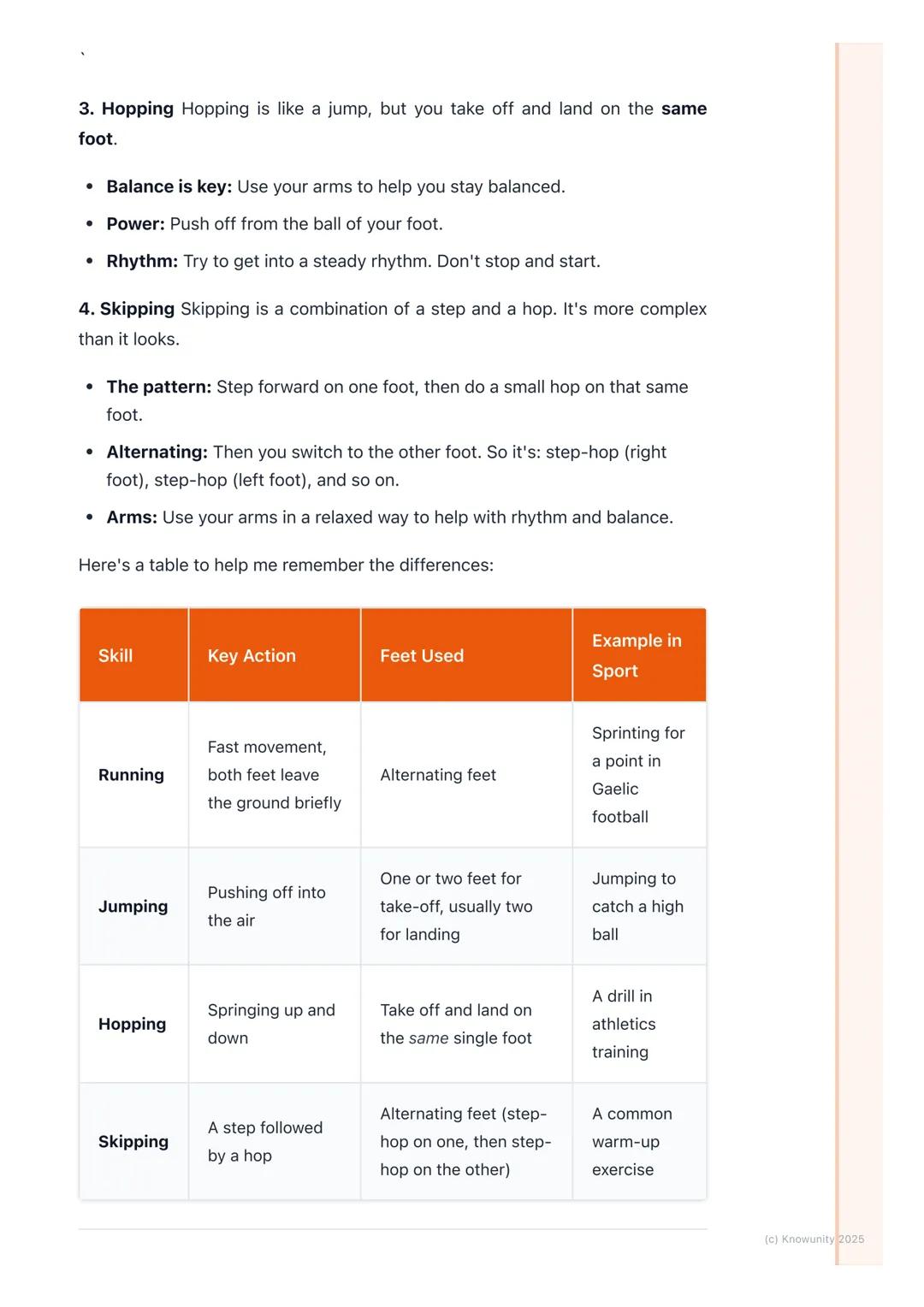 # Locomotor Skills

What are locomotor skills?

Locomotor skills are the basic ways we move our body from one place to
another. They are the