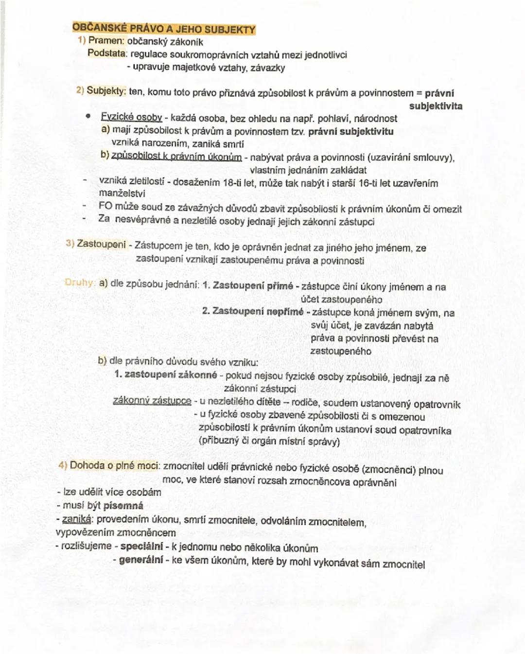 Základy občanského práva