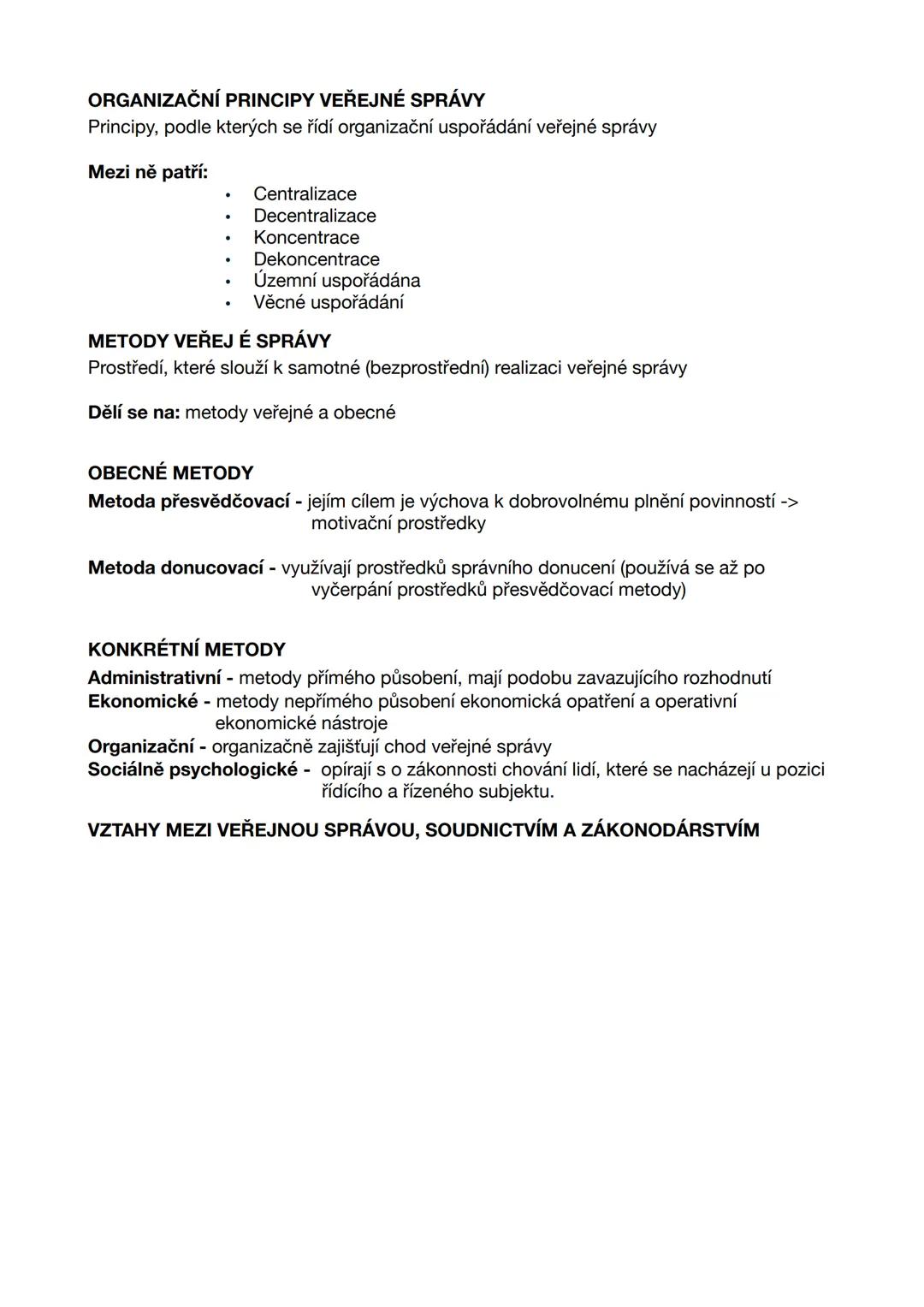 ## VĚŘEJNÁ SPRÁVA
## ZÁKLADNÍ POJMY
Karolína Čechová V4 OBSAH
Obsah
2
Základní Pojmy
3
Funkce Státu
3
Pasivní Volební Právo
4
Aktivní Volebn