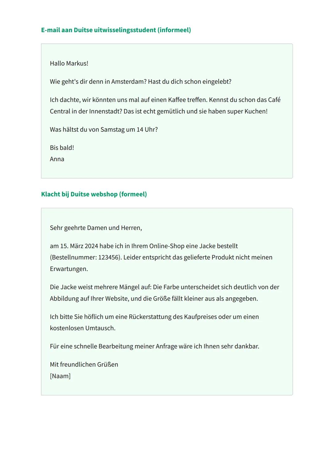 Schrijfvaardigheid Duits: formele en
informele teksten
Leren schrijven van formele en informele Duitse teksten
Duits Taal en Literatuur. Gra