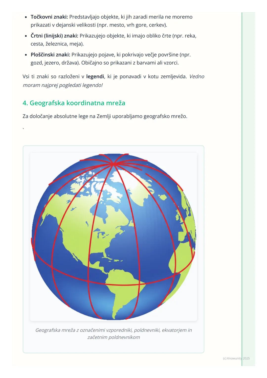 # Zemljevid in kartografija

Uvod v zemljevid in kartografijo

Zemljevid je pomanjšana in posplošena predstavitev Zemljinega površja ali
nje