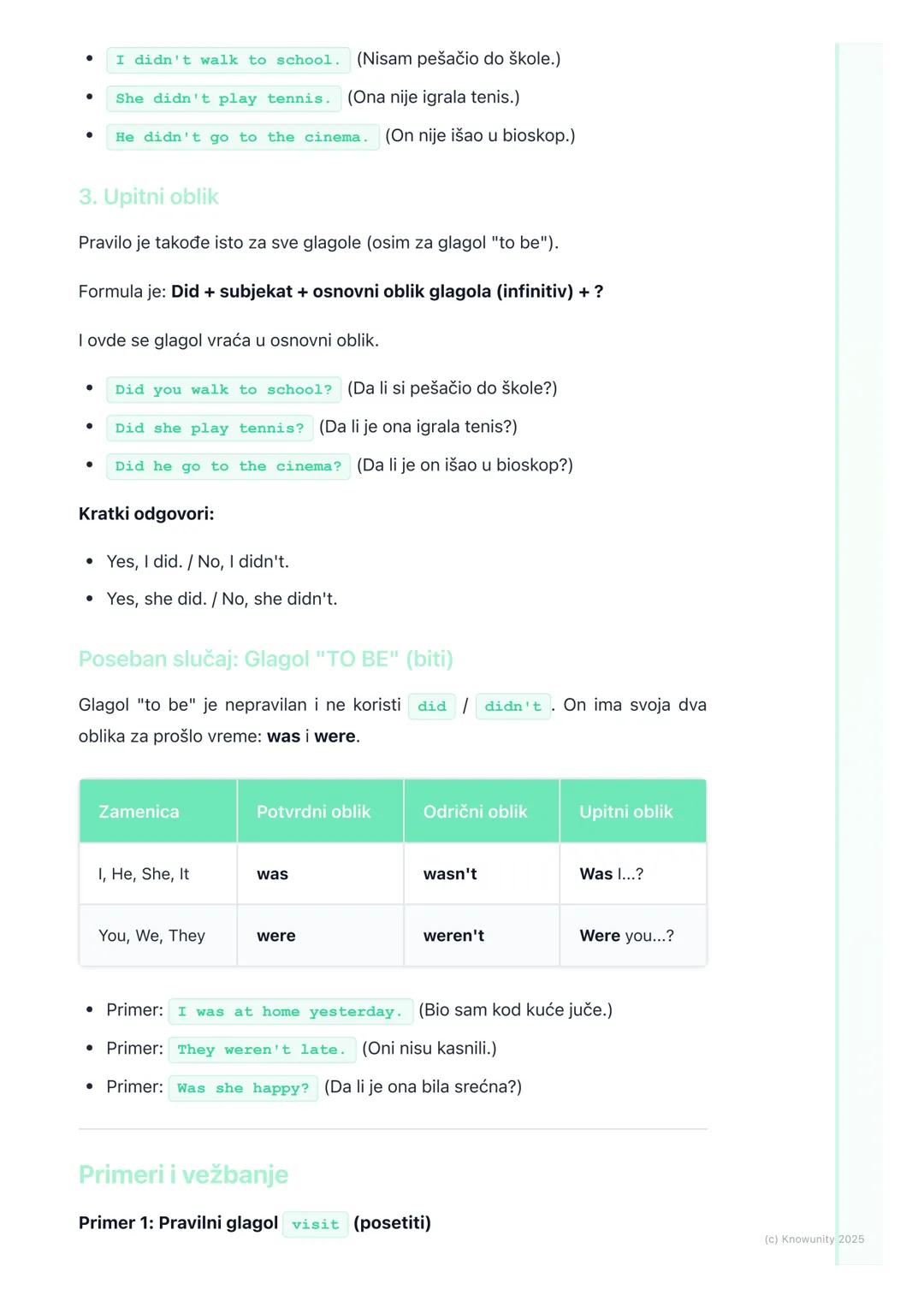 # Prošlo prosto vreme (Past
Simple)

Uvod u prošlo prosto vreme

Prošlo prosto vreme (Past Simple Tense) koristimo da pričamo o radnjama koj