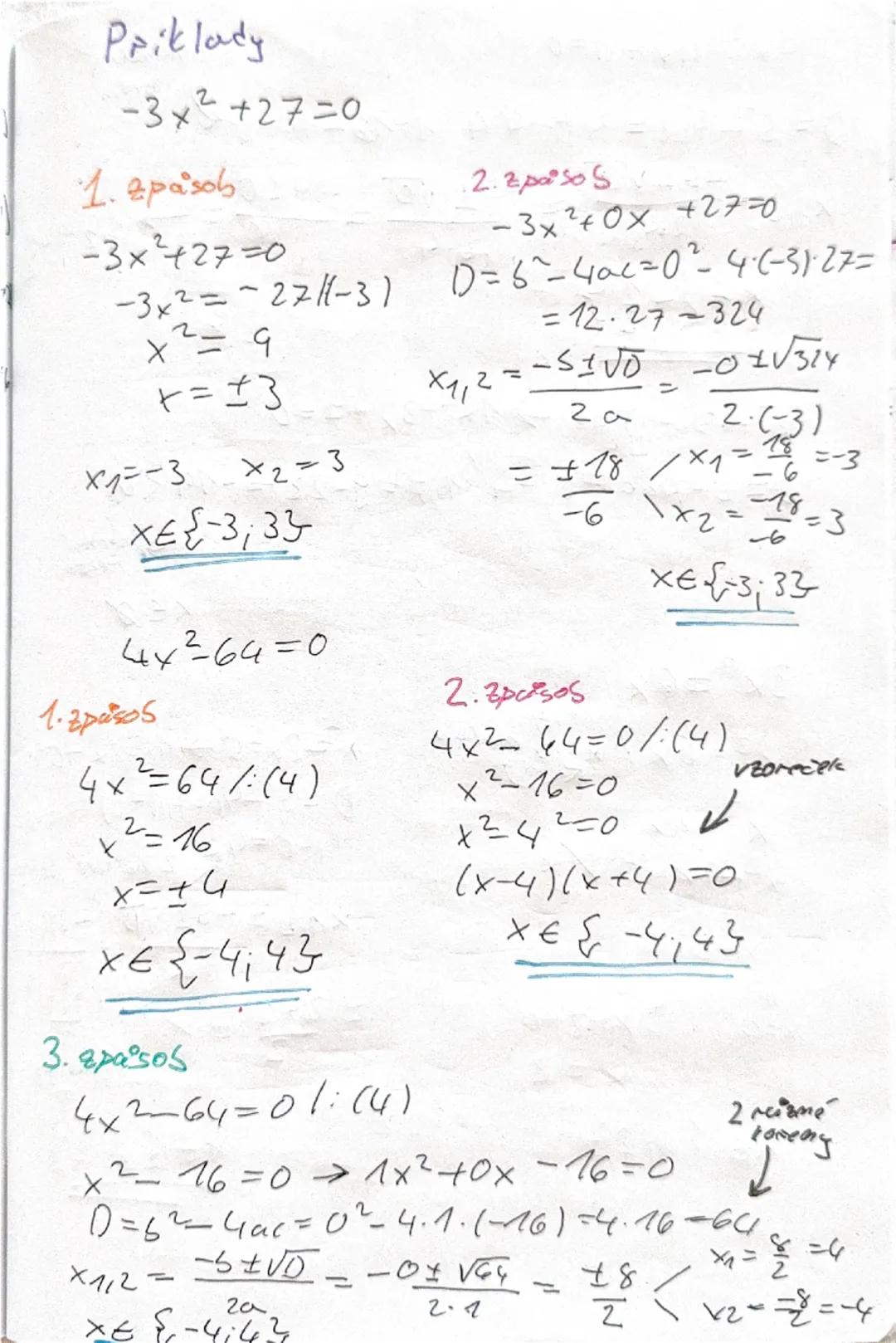 Kvadratické rovnice
-kvadratická roumice o jedné meznámé x
se nazývá každá rovmke, kterou lze elcuivademe-
mimi úpravami prevést ma tvar ax²