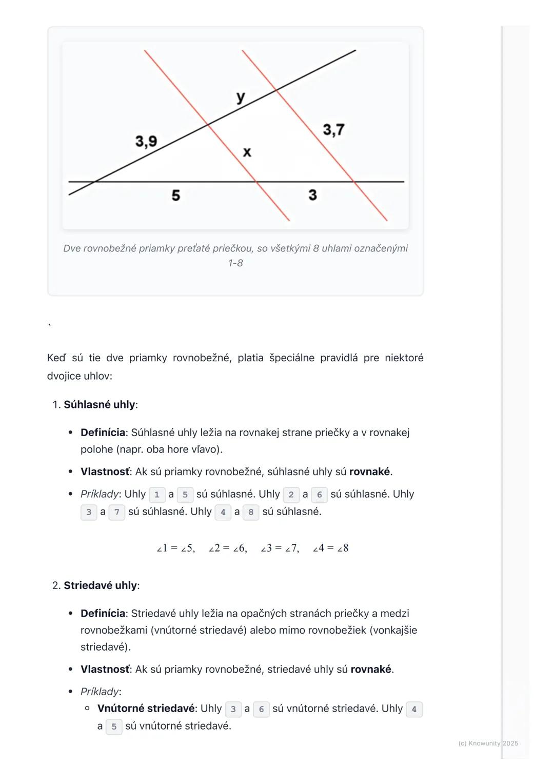 # Uhly

1. Prehľad uhlov

Ahojte! Dnes si zopakujeme uhly, ktoré sú super dôležité v geometrii.
Stretávame sa s nimi všade - keď staviame do