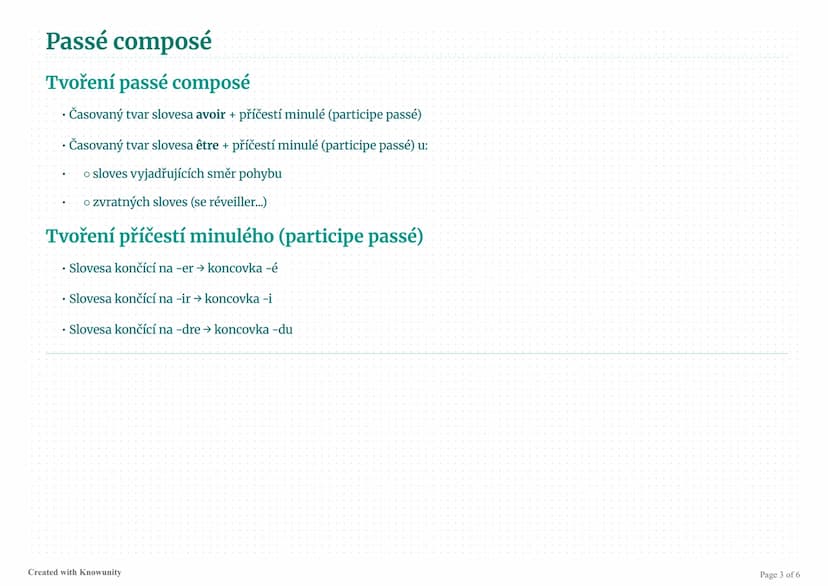 # Rozdíl mezi imparfait a passé composé ve
francouzštině

Přehled dvou základních minulých časů ve francouzštině - imparfait a passé composé
