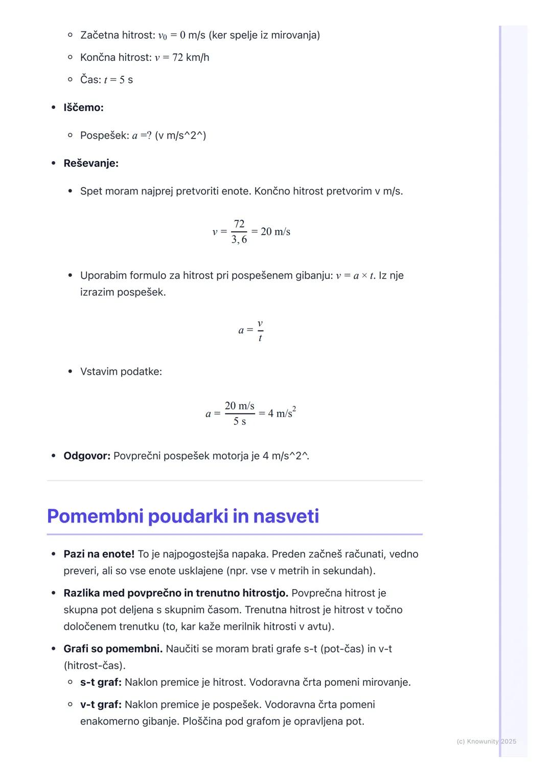 # Gibanje

## Kaj je gibanje?

Gibanje je ena najbolj osnovnih stvari v naravi. Vse okoli nas se giblje, od
planetov do najmanjših delcev. G