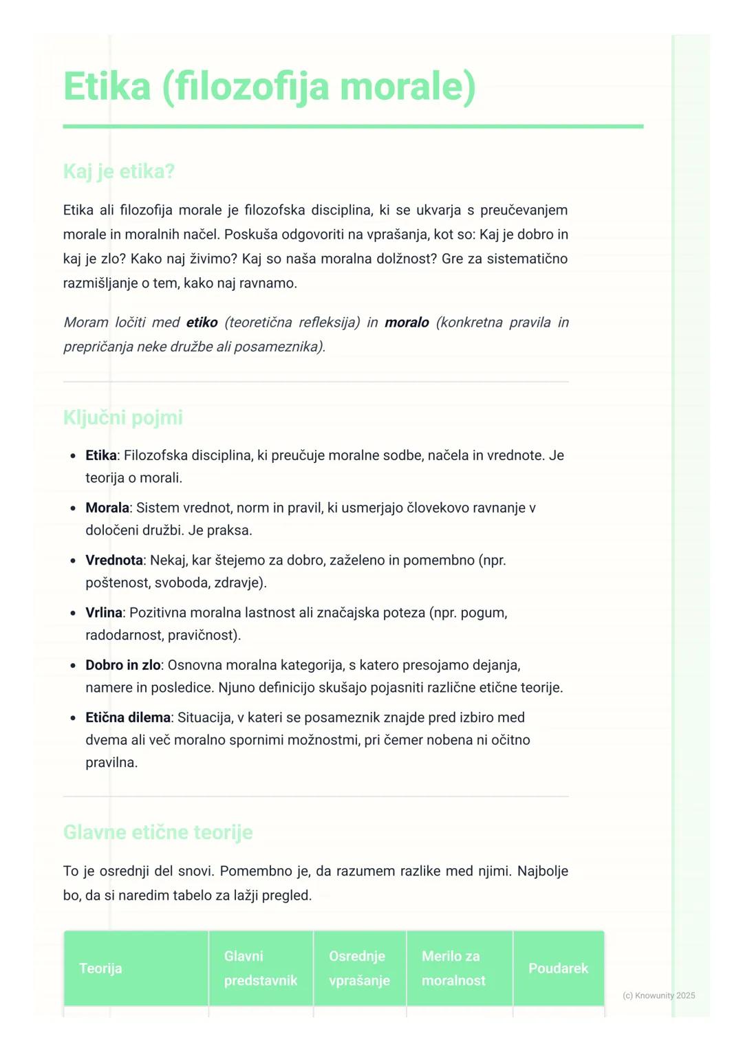 # Etika (filozofija morale)

Kaj je etika?

Etika ali filozofija morale je filozofska disciplina, ki se ukvarja s preučevanjem
morale in mor