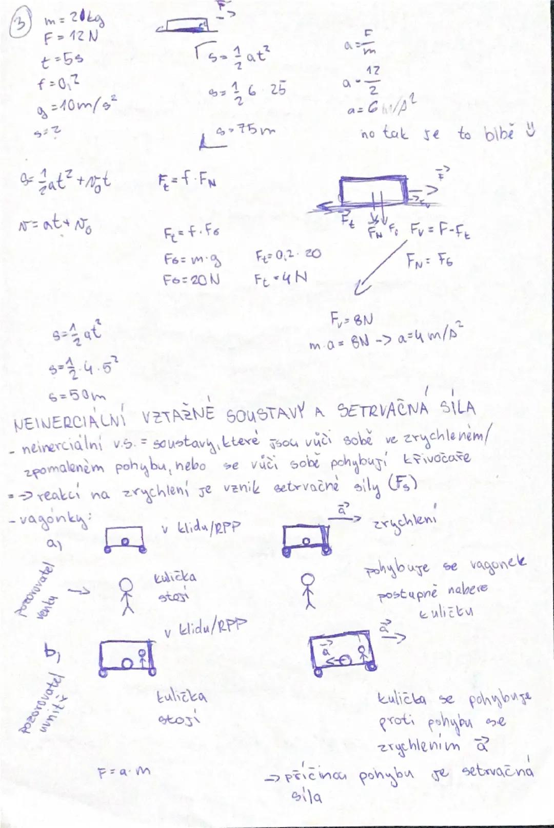 --- OCR Start ---
DYNAMIKA
podobor mechaniky, zabývá se pohybem (otázka, proz?)
- zákl. veličina, sila (F)- vektorová veličina
2J-newton (N)