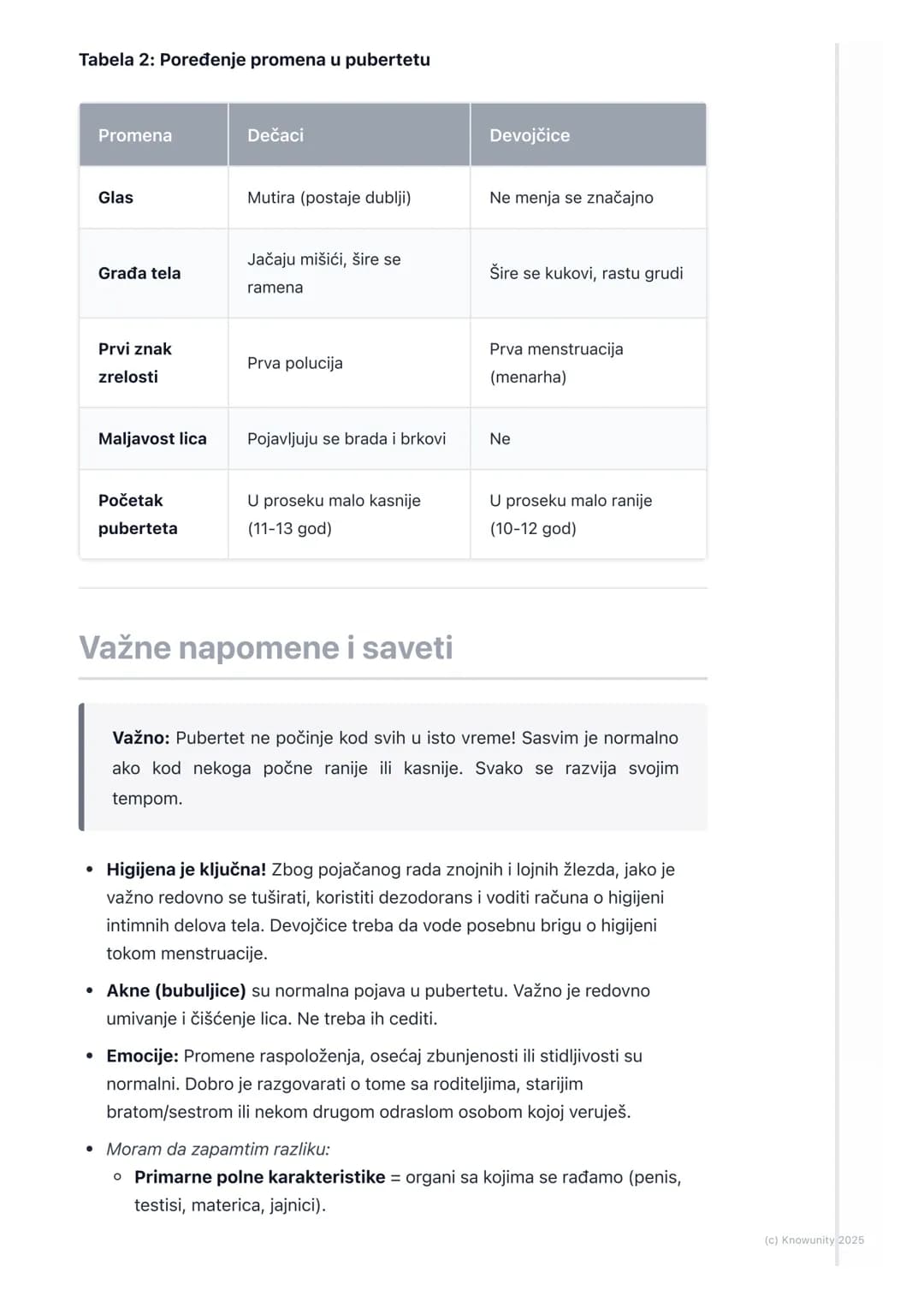 # Reproduktivni sistem i
pubertet

Uvod u reproduktivni sistem i pubertet

Razmnožavanje je jedna od najvažnijih odlika svih živih bića. To 
