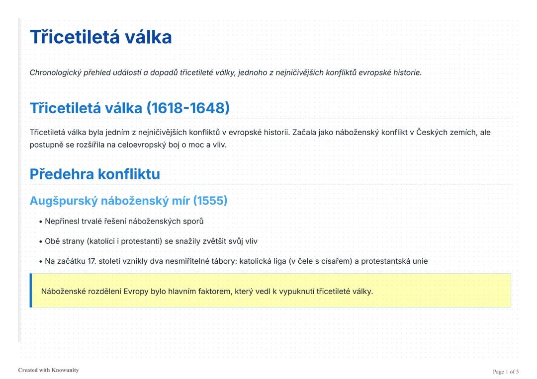 Třicetiletá válka