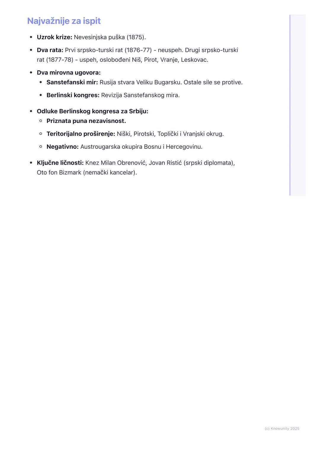 # Velika istočna kriza i Berlinski
kongres

Uvod u Veliku istočnu krizu

Velika istočna kriza (1875-1878) je bio period velikih nemira i rat