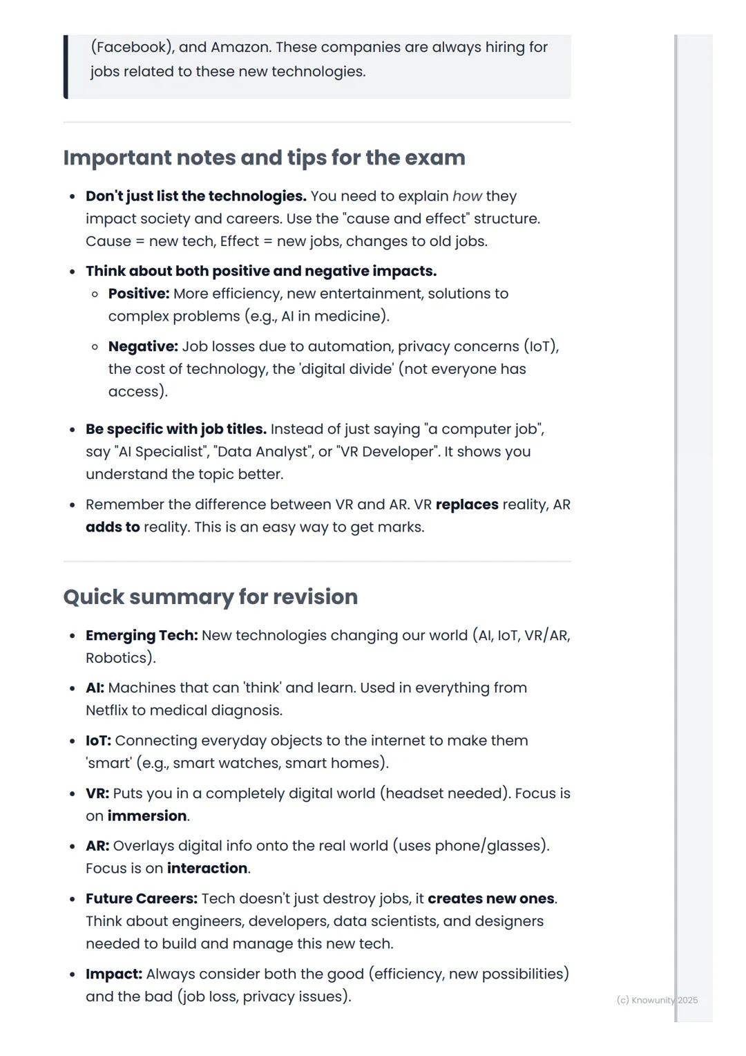 # Emerging Technologies and
# Future Careers

An introduction to emerging technologies

Emerging technologies are new technologies that are 
