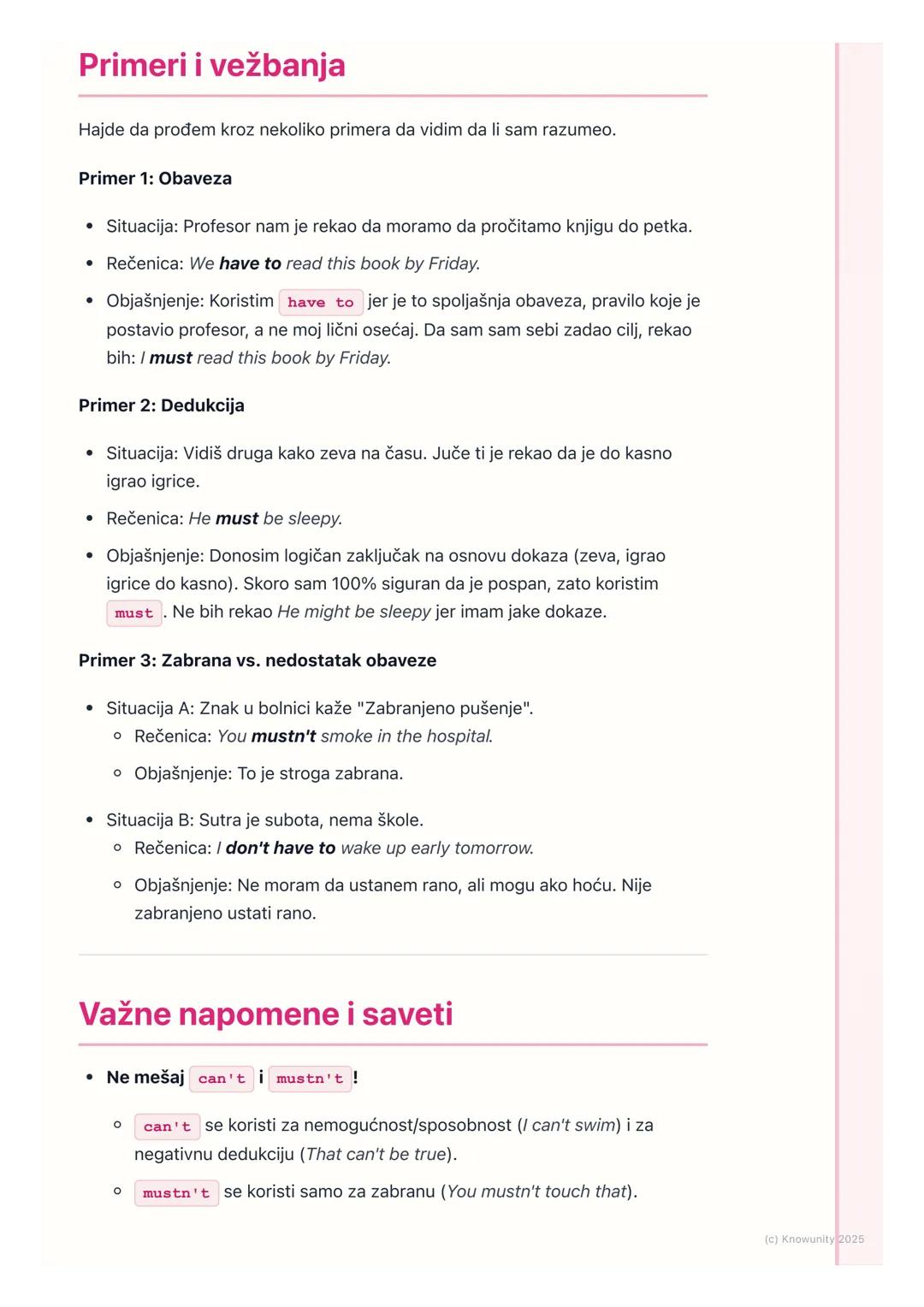 # Modalni glagoli

Uvod u modalne glagole

Modalni glagoli su posebna vrsta pomoćnih glagola. Oni ne opisuju radnju, već
menjaju značenje gl