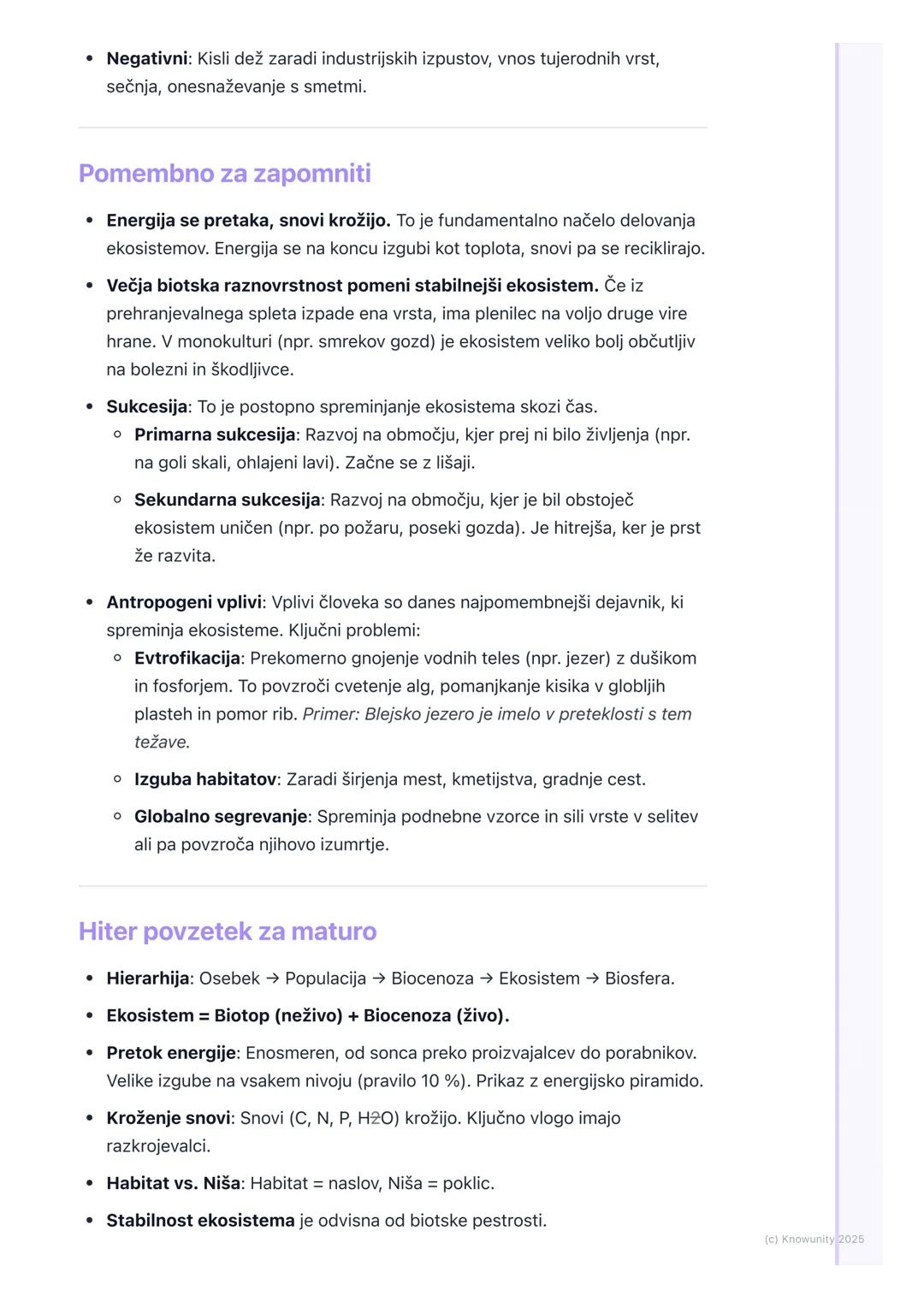 # Ekologija in ekosistemi

Uvod v ekologijo

Ekologija je veda, ki preučuje odnose med živimi bitji (organizmi) ter odnose
med organizmi in 