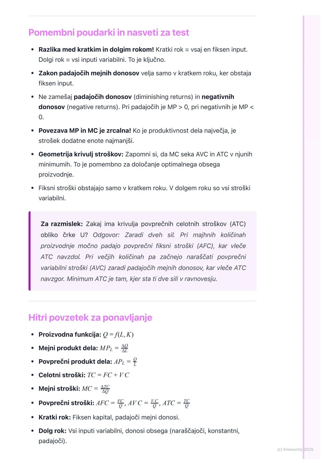 # Teorija proizvodnje in stroškov

## Uvod v teorijo proizvodnje

To poglavje se osredotoča na obnašanje podjetij. Analizirali bomo, kako
po