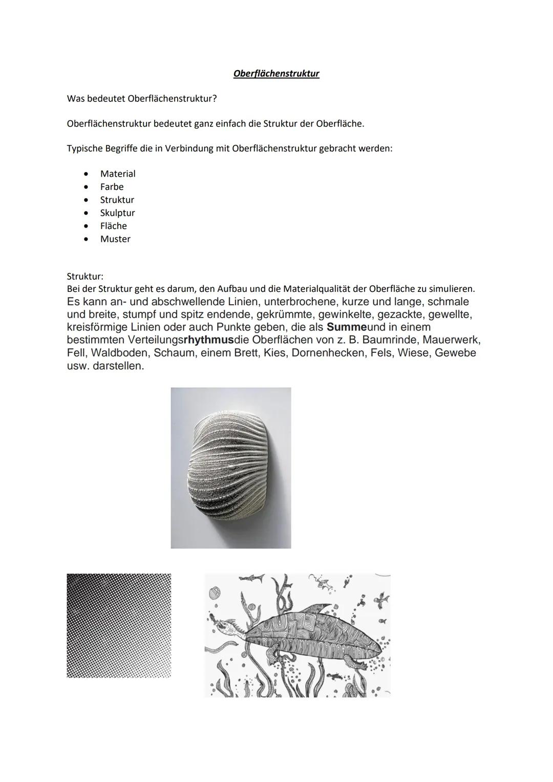 # Oberflächenstruktur

Was bedeutet Oberflächenstruktur?

Oberflächenstruktur bedeutet ganz einfach die Struktur der Oberfläche.

Typische B