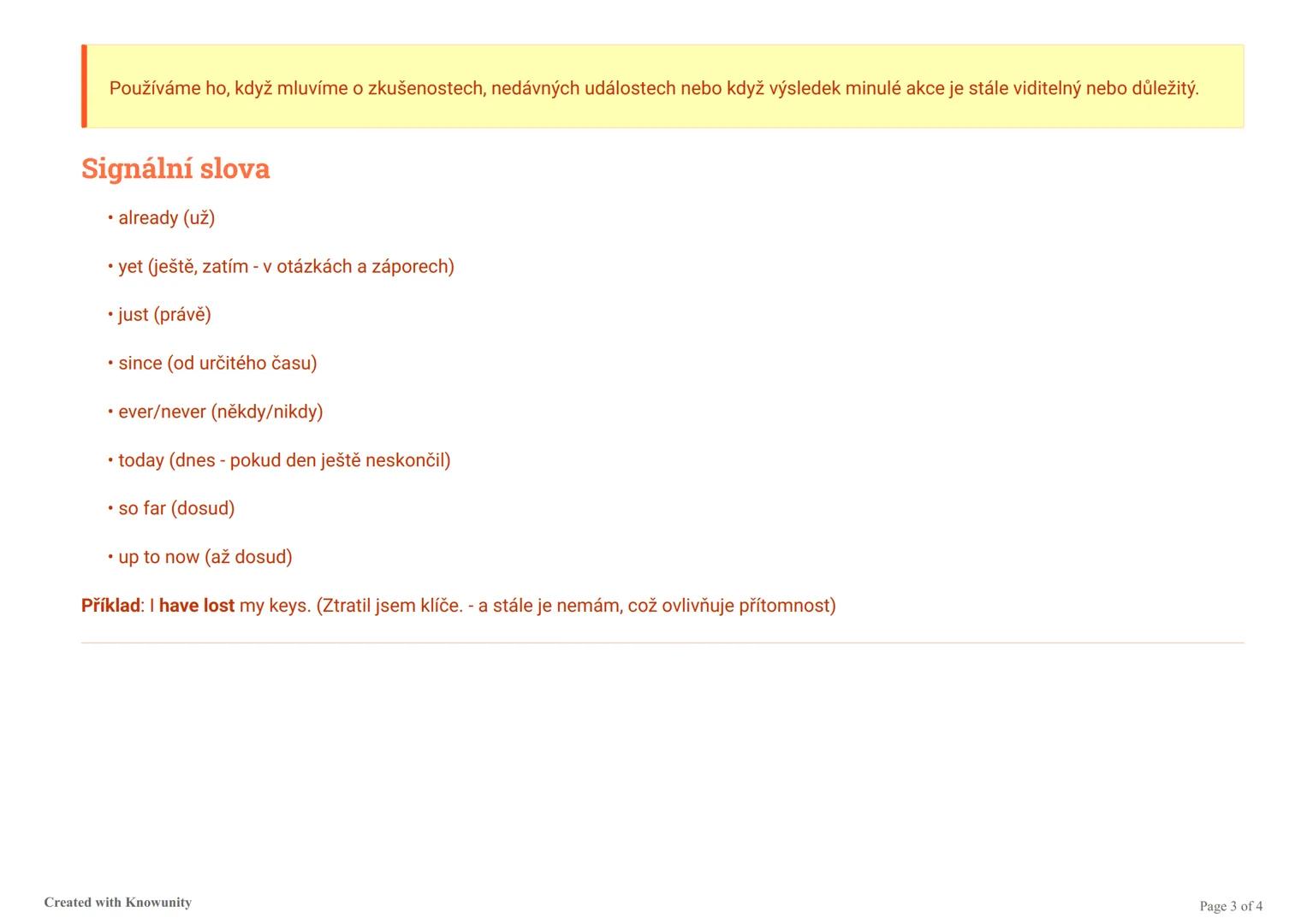 Předpřítomný čas nebo minulý čas prostý
Přehled rozdílů mezi předpřítomným časem (Present Perfect) a minulým časem prostým (Simple Past) v a