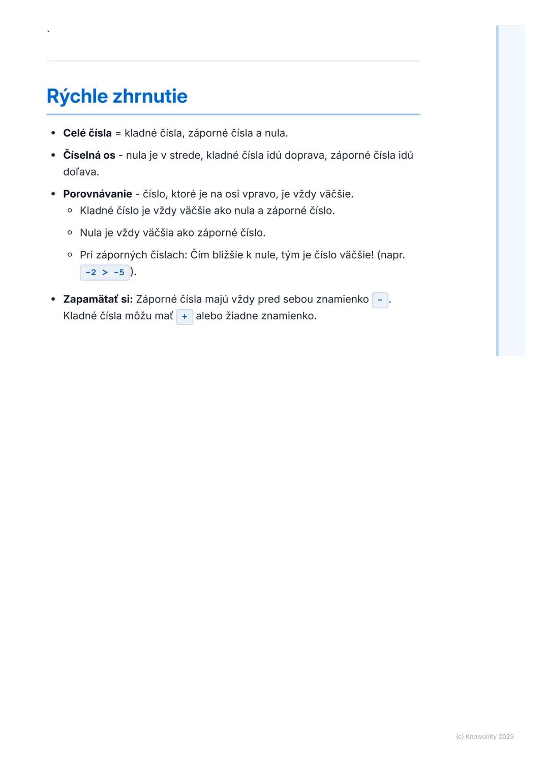 # Úvod do celých čísel

Ahoj! Dnes si píšem poznámky k celým číslam. Je to dôležitá téma, lebo celé
čísla používame každý deň, aj keď si to 