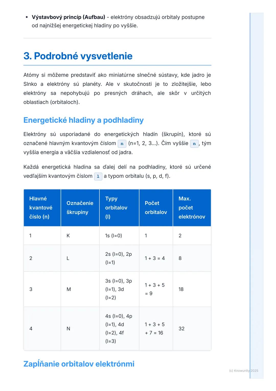 # Štruktúra atómu a elektrónový
obal

1. Prehľad a úvod

Takže, dnes sa pozrieme na štruktúru atómu, hlavne na to, ako sú
usporiadané elektr