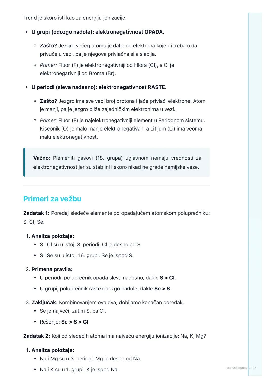 # Periodične osobine elemenata

Uvod u periodične osobine

Periodične osobine elemenata su svojstva koja se pravilno, periodično
ponavljaju 