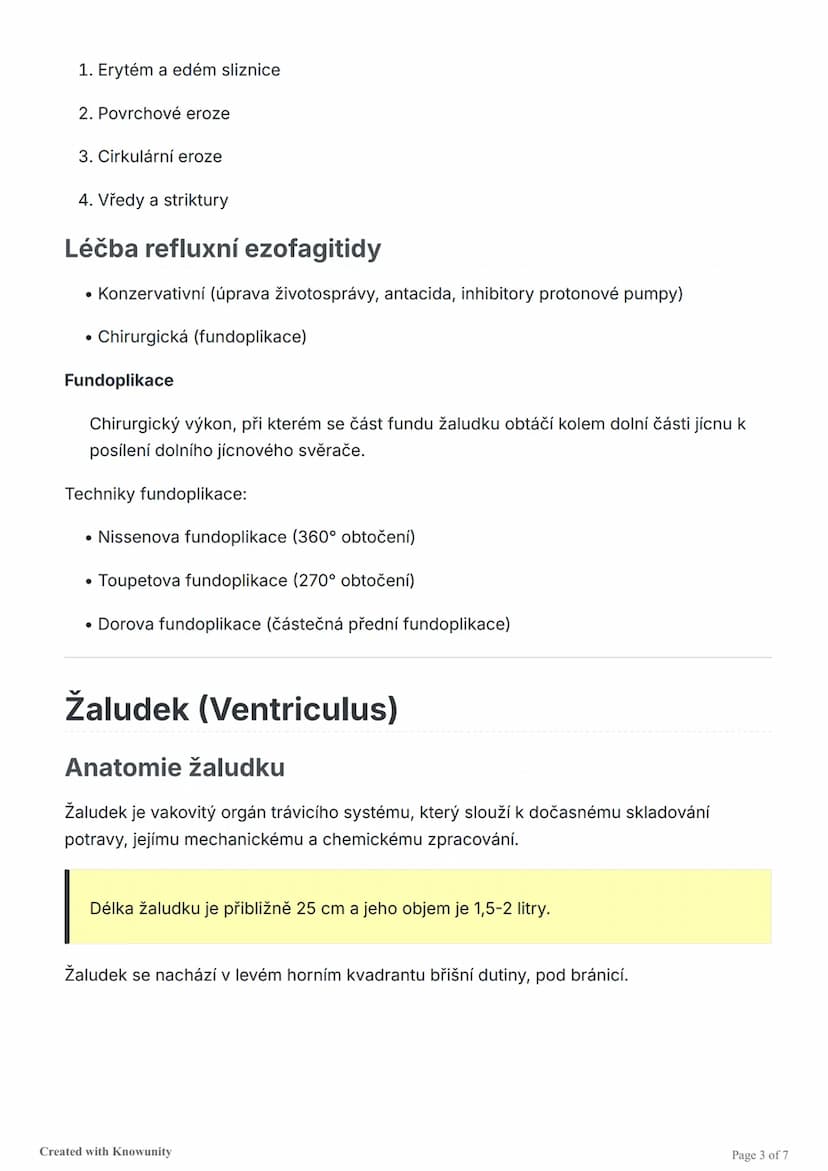 # Otázky ke zkoušce z
gastrointestinálního traktu

Přehledná příprava na zkoušku z anatomie, fyziologie a chirurgie trávicího systému se
zam