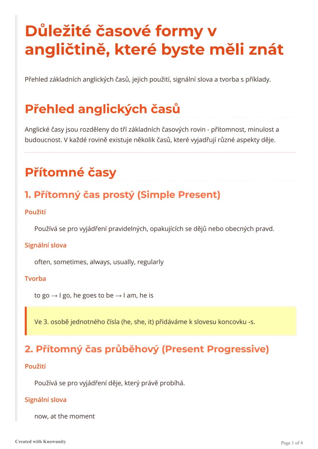 # Důležité časové formy v
angličtině, které byste měli znát
Přehled základních anglických časů, jejich použití, signální slova a tvorba s př