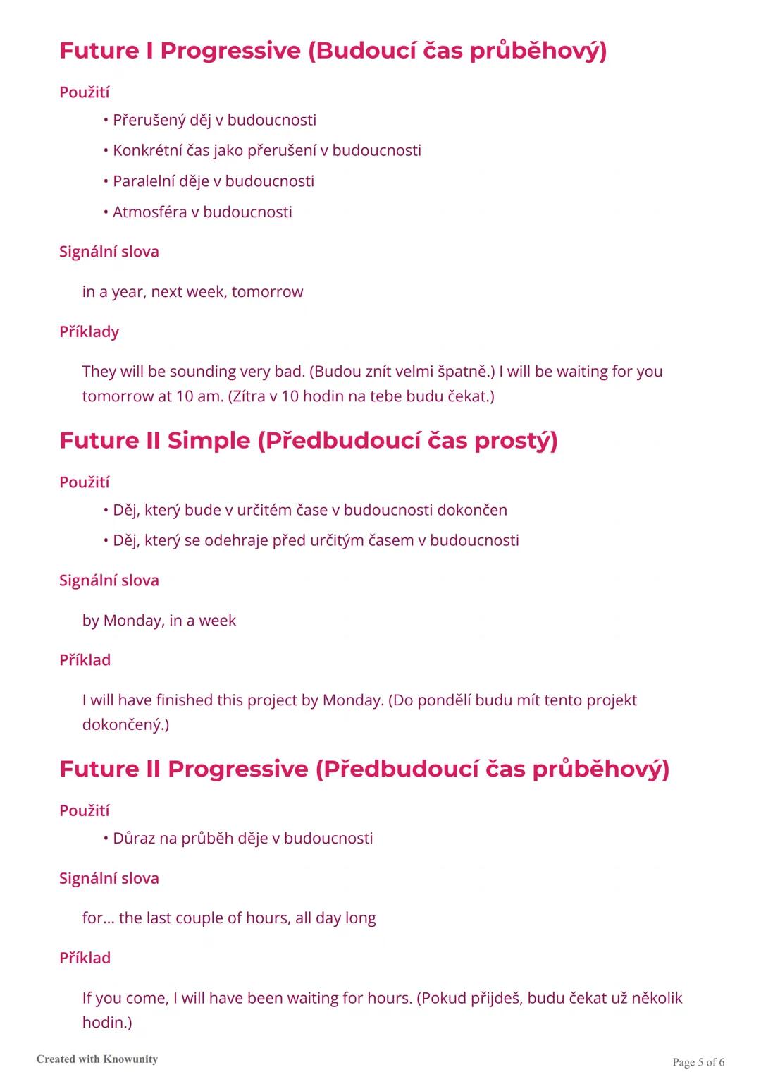 Přehled anglických časů
Kompletní přehled anglických časů s vysvětlením jejich použití, signálními slovy a příklady
pro snadné pochopení a u