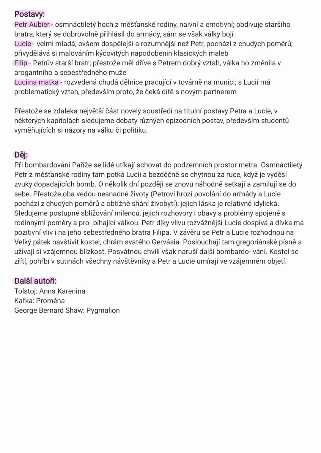 Petr a Lucie - Romain Rolland
Základní životopisná data:
- Francouzský prozaik, dramatik, literární kritik a muzikolog
- Studoval na několik