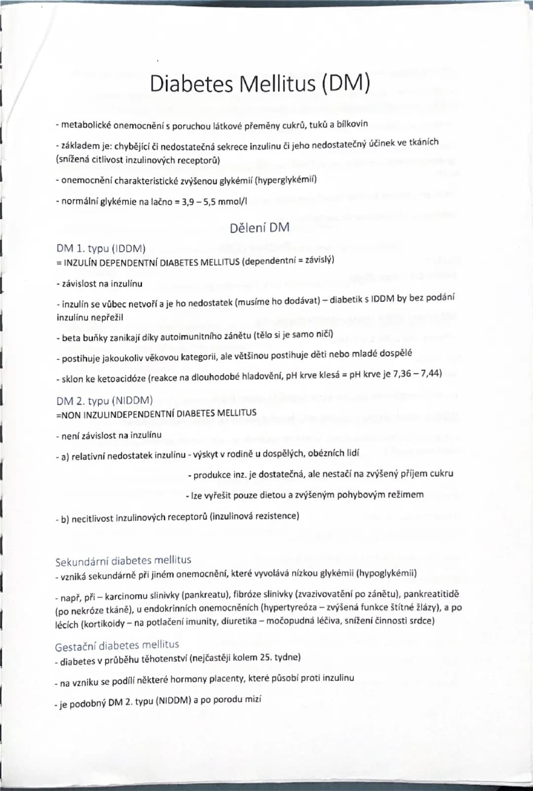 Diabetes Mellitus