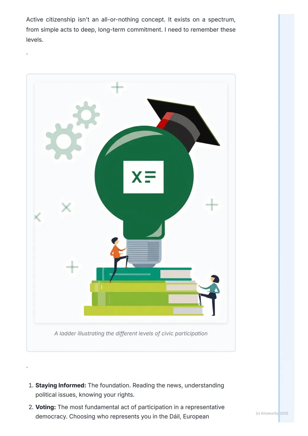 # Defining Active Citizenship

## An introduction to active citizenship

Active citizenship is the idea that members of a state or community