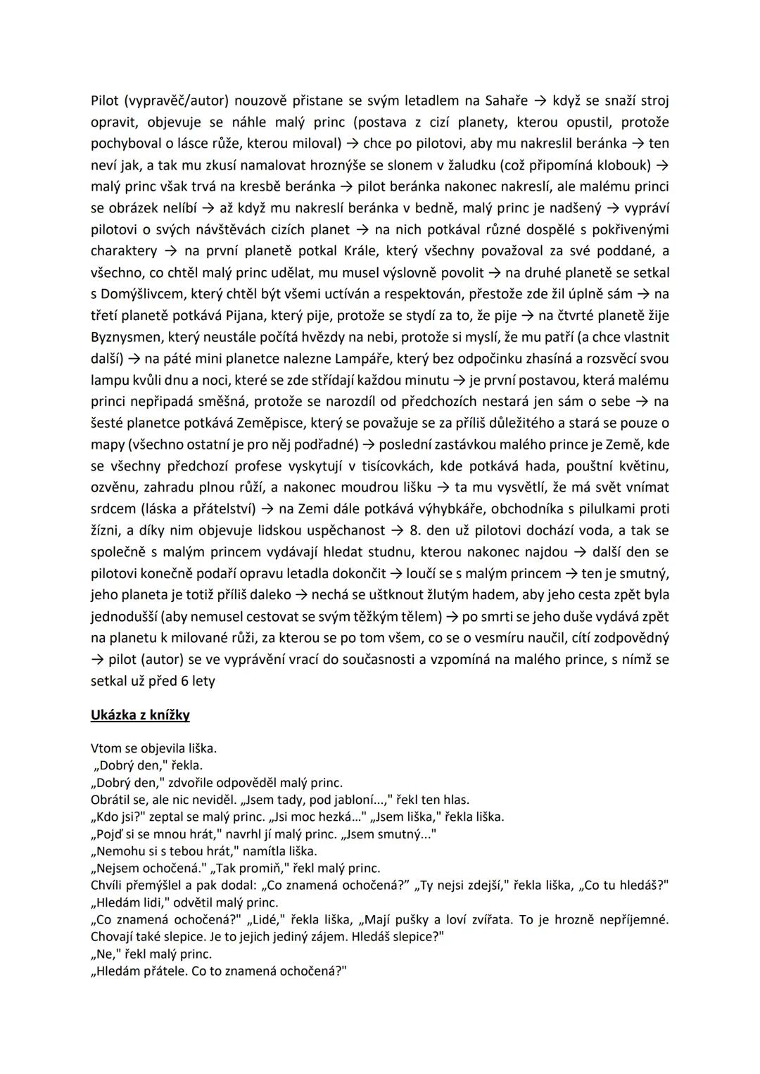 ANTOINE DE SAINT-EXUPÉRY - MALÝ PRINC
Název díla
- Dílo se jmenuje podle hlavního hrdiny
Autor
Antoine de Saint-Exupéry (1900-1944)
- Franc.