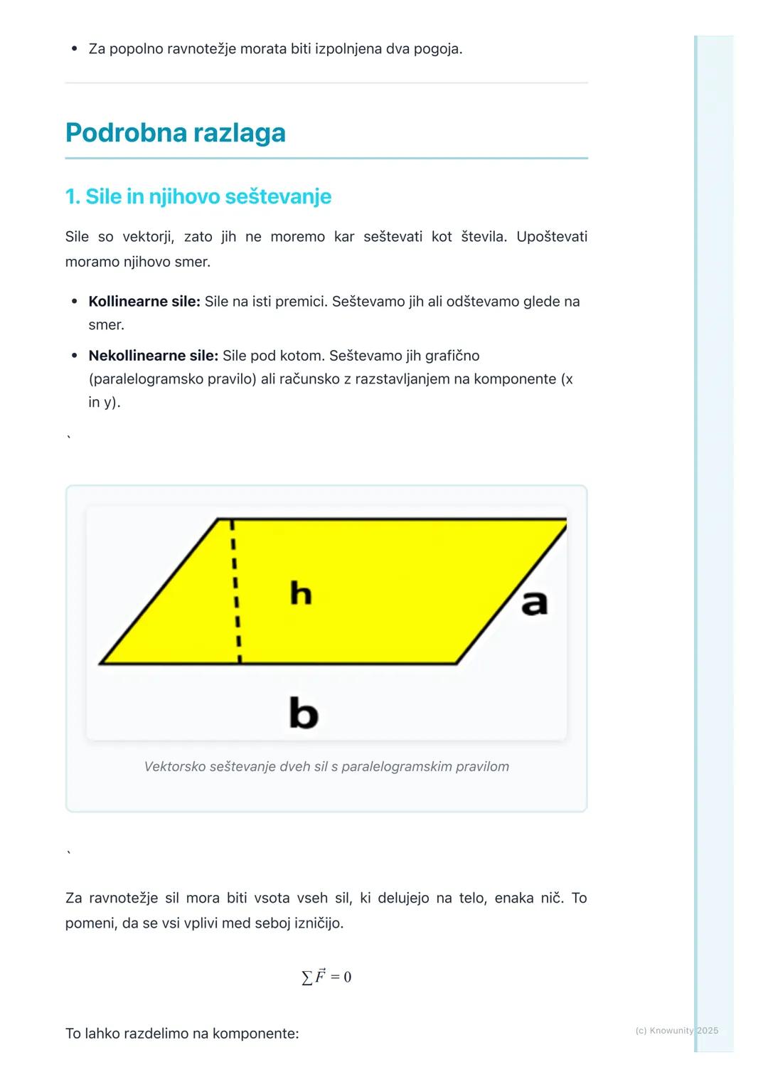 # Sile, navori in ravnotežje

Uvod v sile, navore in ravnotežje

To je osnova mehanike. Brez razumevanja ravnotežja ne moremo graditi
mostov