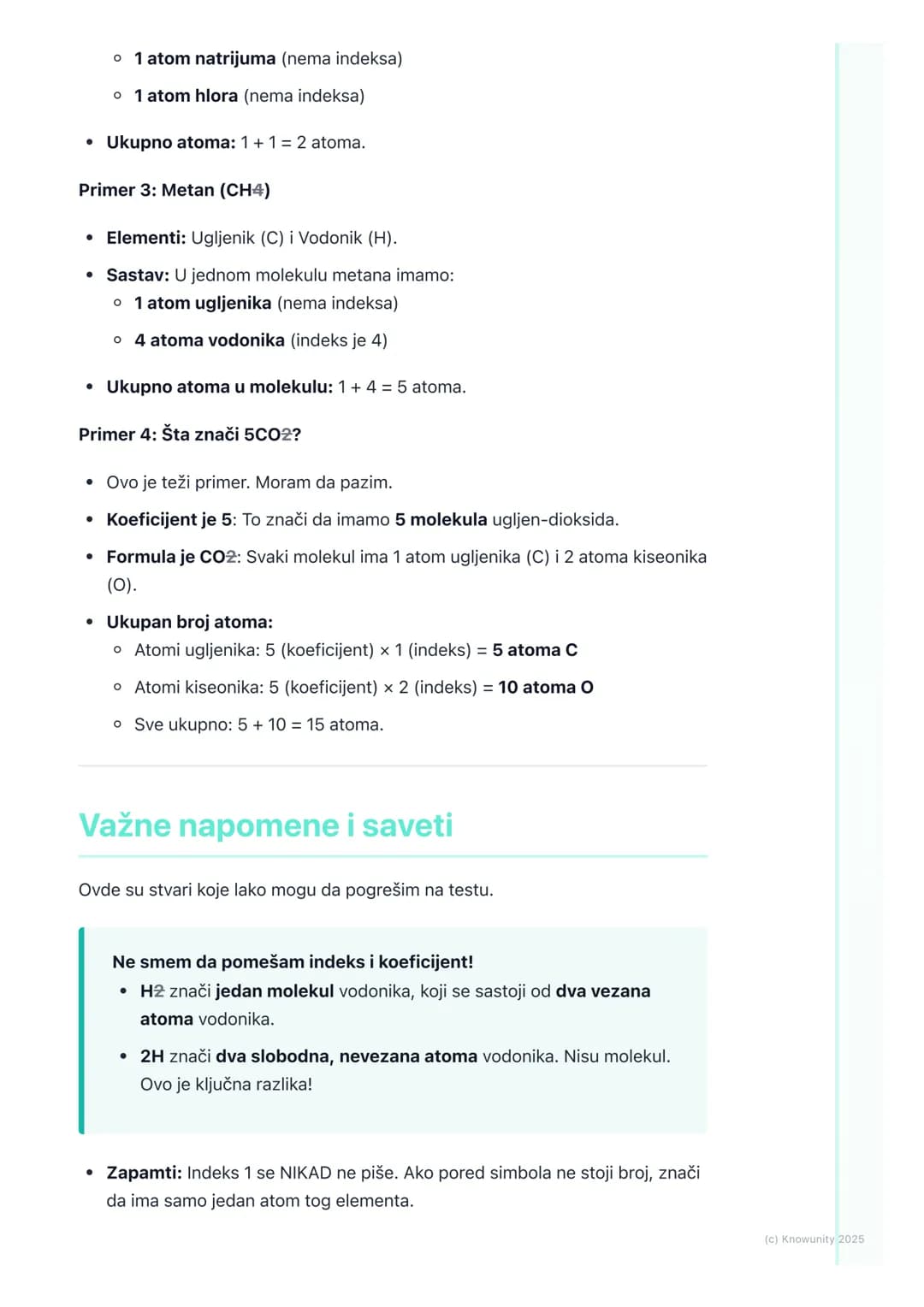 # Hemijske formule

## Šta su hemijske formule i zašto su važne

Hemijske formule su skraćeni način da se prikaže sastav hemijskih jedinjenj