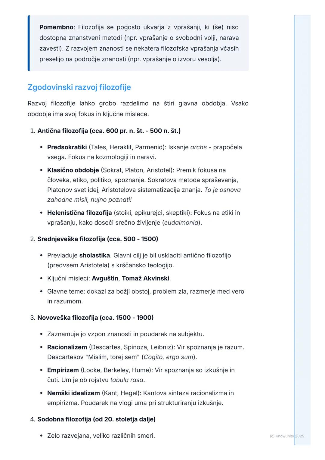 # Kaj je filozofija?

## Uvodna opredelitev

Filozofija dobesedno pomeni "ljubezen do modrosti" (iz gr. philein - ljubiti,
sophia - modrost)
