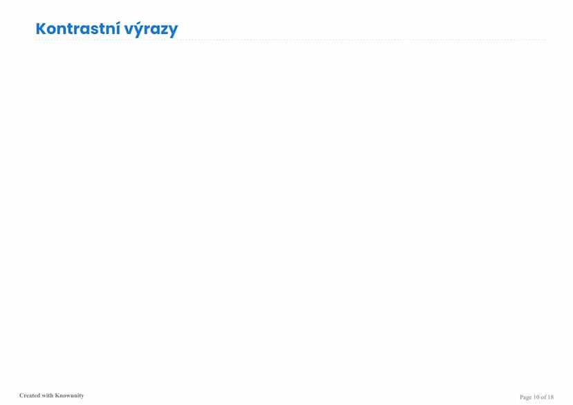 # Spojovací výrazy

Přehled spojovacích výrazů v češtině pro různé funkce v textu.

# Spojovací výrazy

Spojovací výrazy jsou slova nebo frá