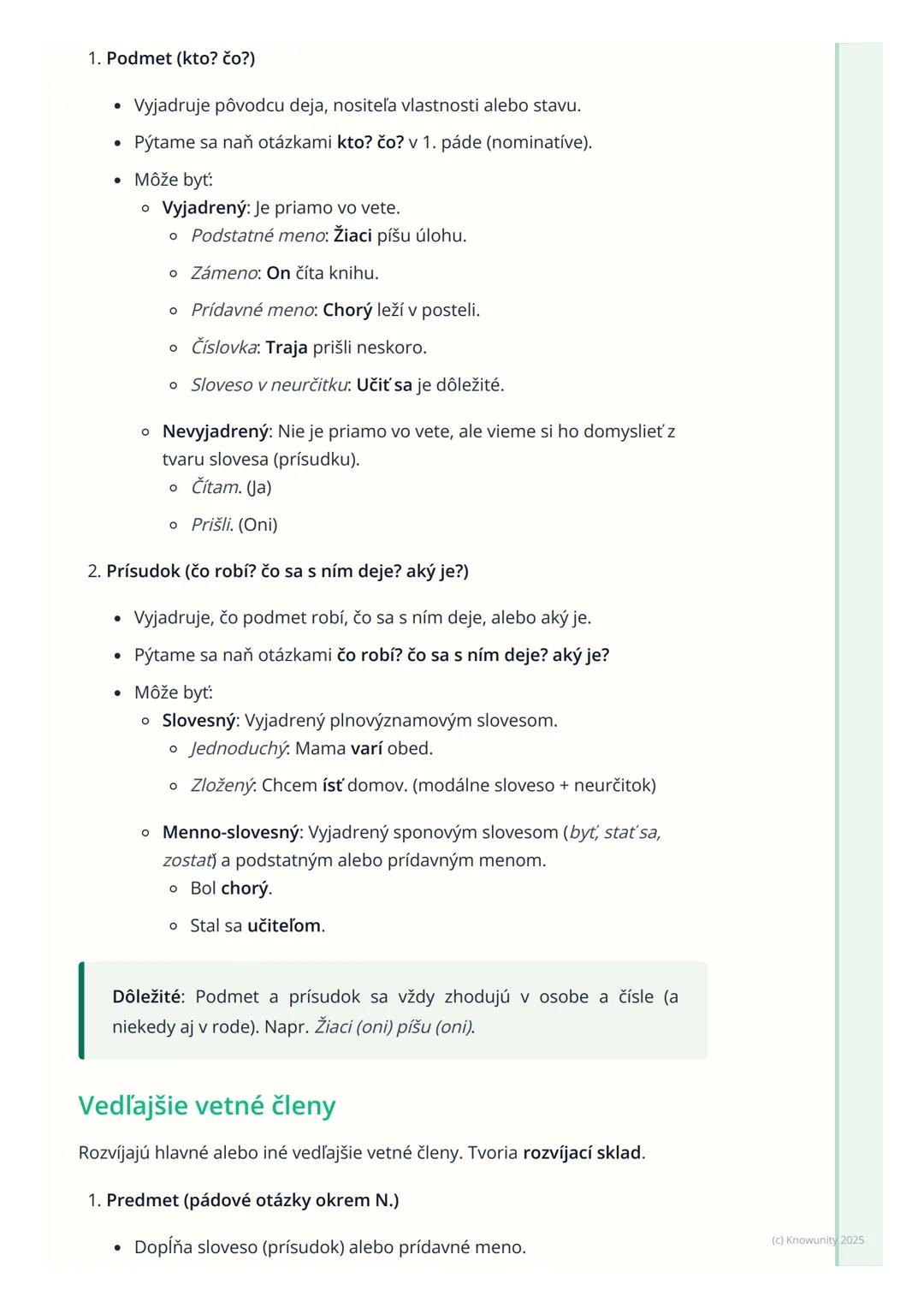 # Syntax: Vetné členy a
jednoduchá veta

Prehľad a úvod

Ahoj! Takže, ideme si zopakovať a prehĺbiť vedomosti o vetných členoch a
jednoduche