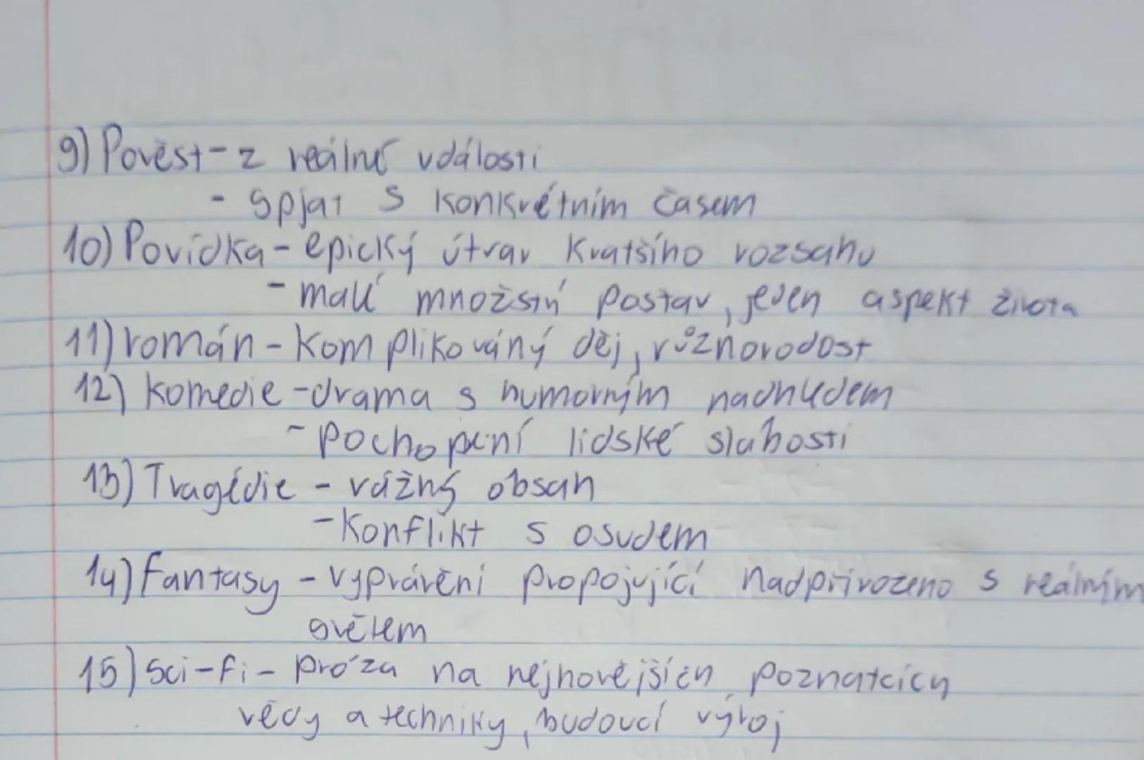 --- OCR Start ---
Literatura
Typy literatury:
1) Uměleckákniny s příběhim, básně a Písně
2) Neumelecká (věcná ) - Jává nám nějakou
informaci
