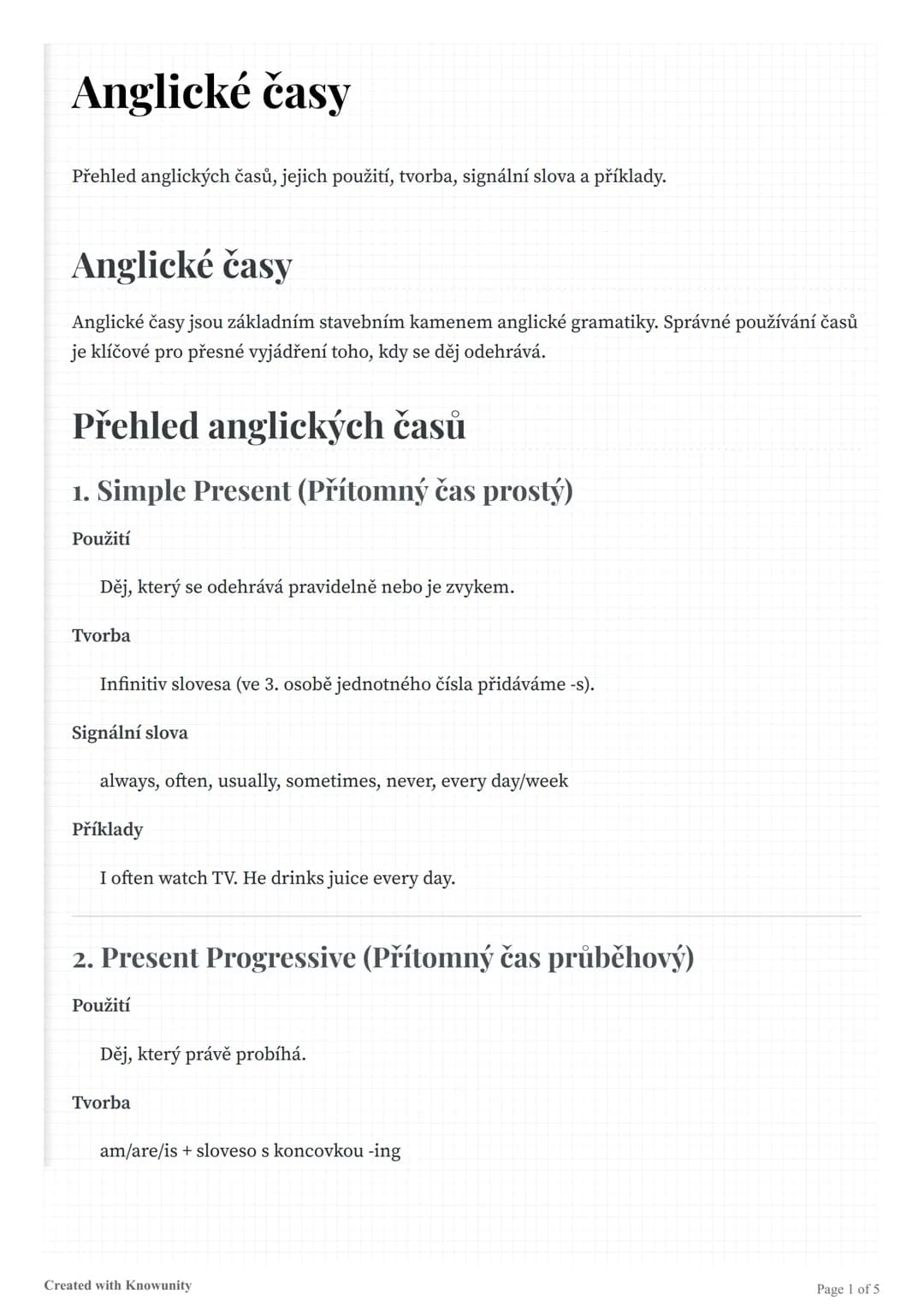 Anglické časy