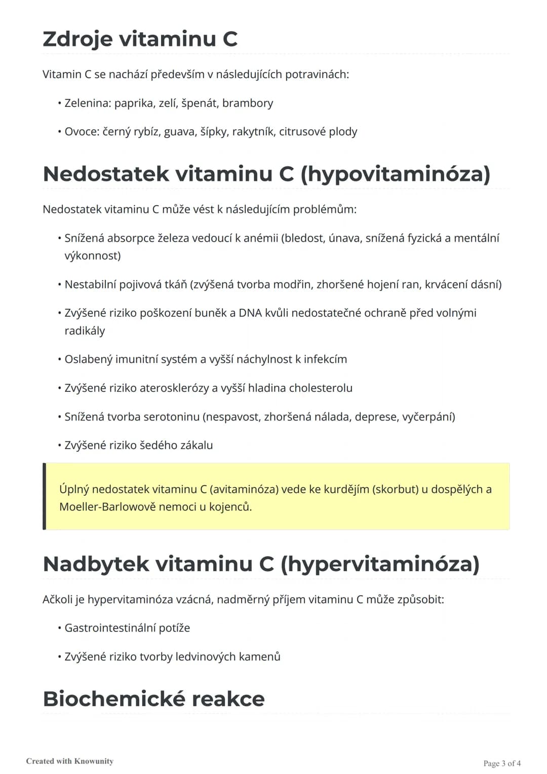 # Vitamin C (kyselina askorbová)
Přehled struktury, vlastností, funkcí a významu vitaminu C v lidském těle, včetně jeho role
jako antioxidan