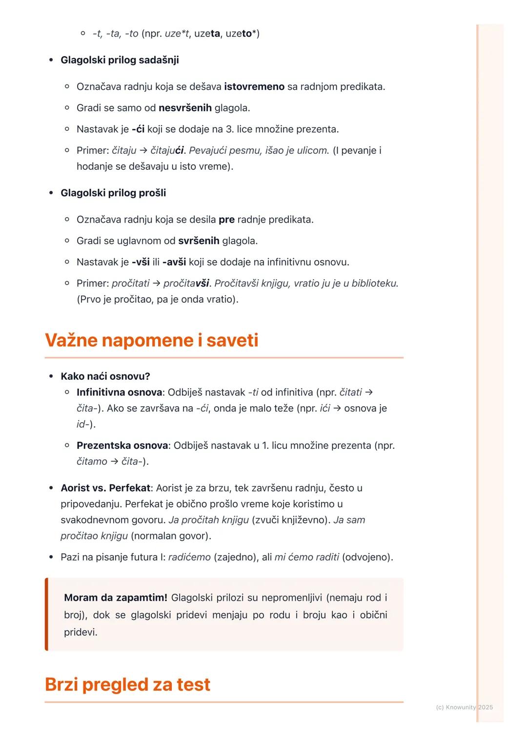 # Glagoli

Uvod u glagole

Glagoli su promenljive reči koje označavaju radnju, stanje ili zbivanje. Oni su
najvažniji deo rečenice, jer bez 