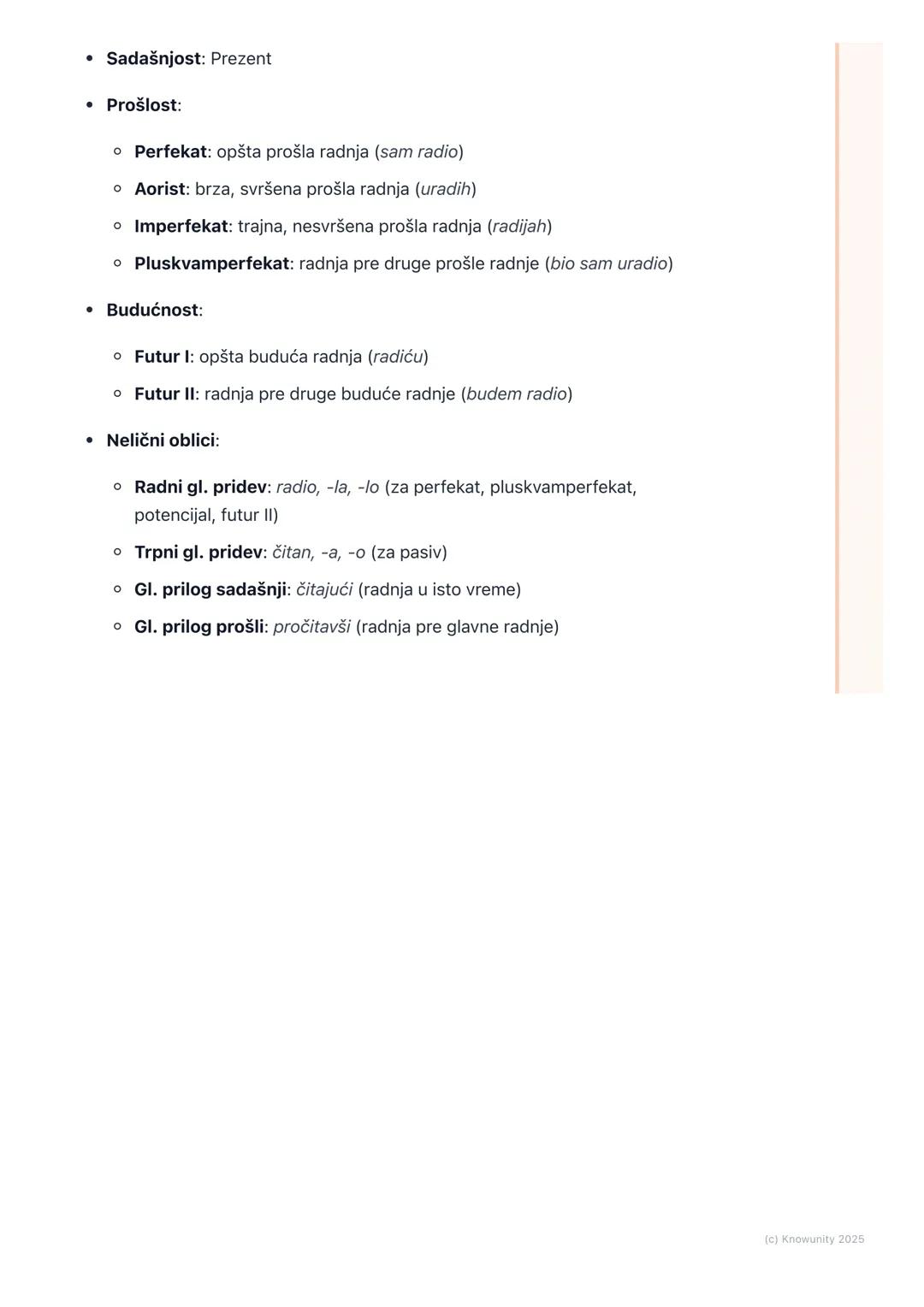 # Glagoli

Uvod u glagole

Glagoli su promenljive reči koje označavaju radnju, stanje ili zbivanje. Oni su
najvažniji deo rečenice, jer bez 