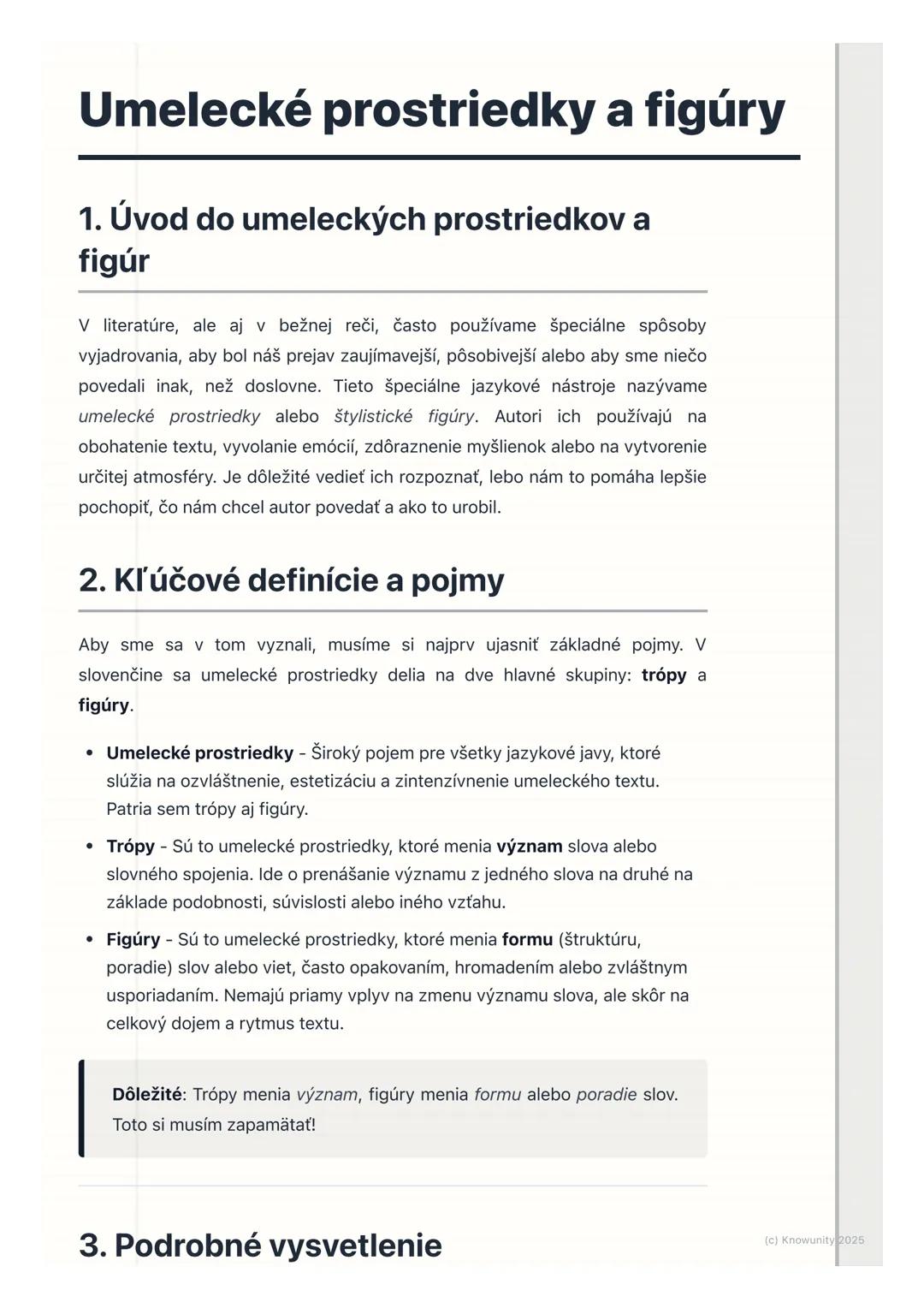 # Umelecké prostriedky a figúry

1. Úvod do umeleckých prostriedkov a
figúr

V literatúre, ale aj v bežnej reči, často používame špeciálne s