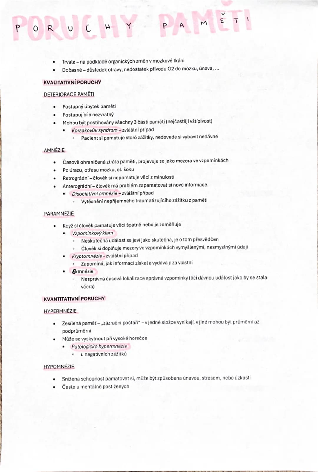 --- OCR Start ---
PAMET
Schopnost člověka uchovávat a vybavovat si informace
Jedna z nejdůležitějších schopností člověka, která umožňuje pře