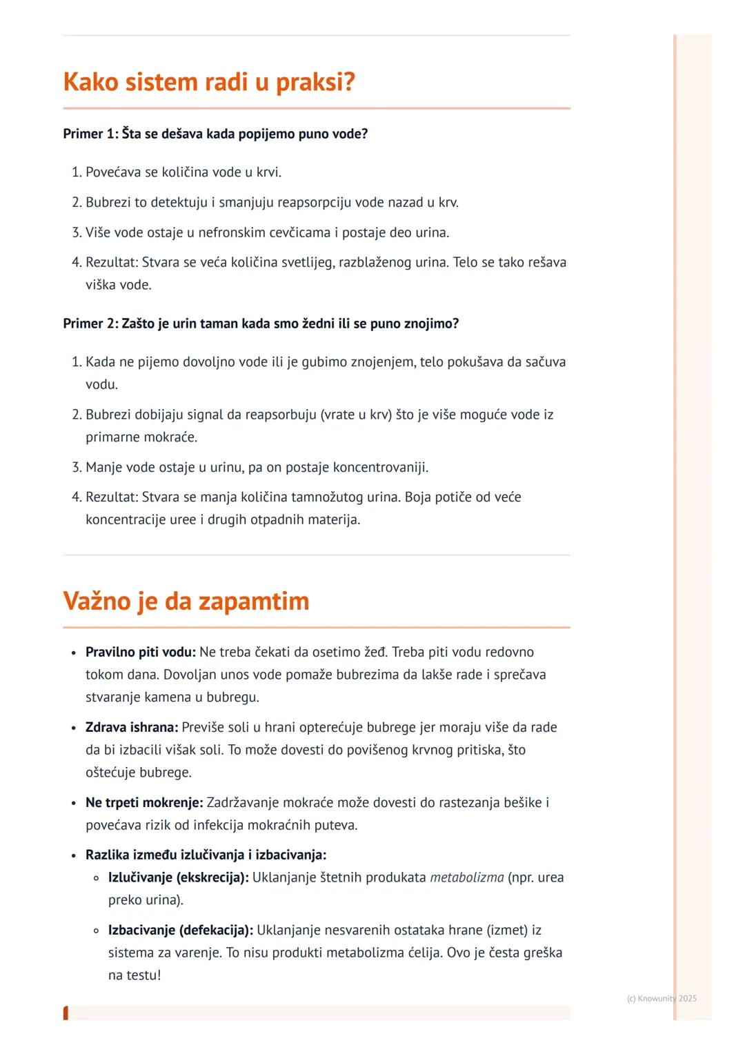 # Sistem za izlučivanje

## Uvod u sistem za izlučivanje

Sistem za izlučivanje je jako važan jer čisti našu krv od štetnih materija. Te mat