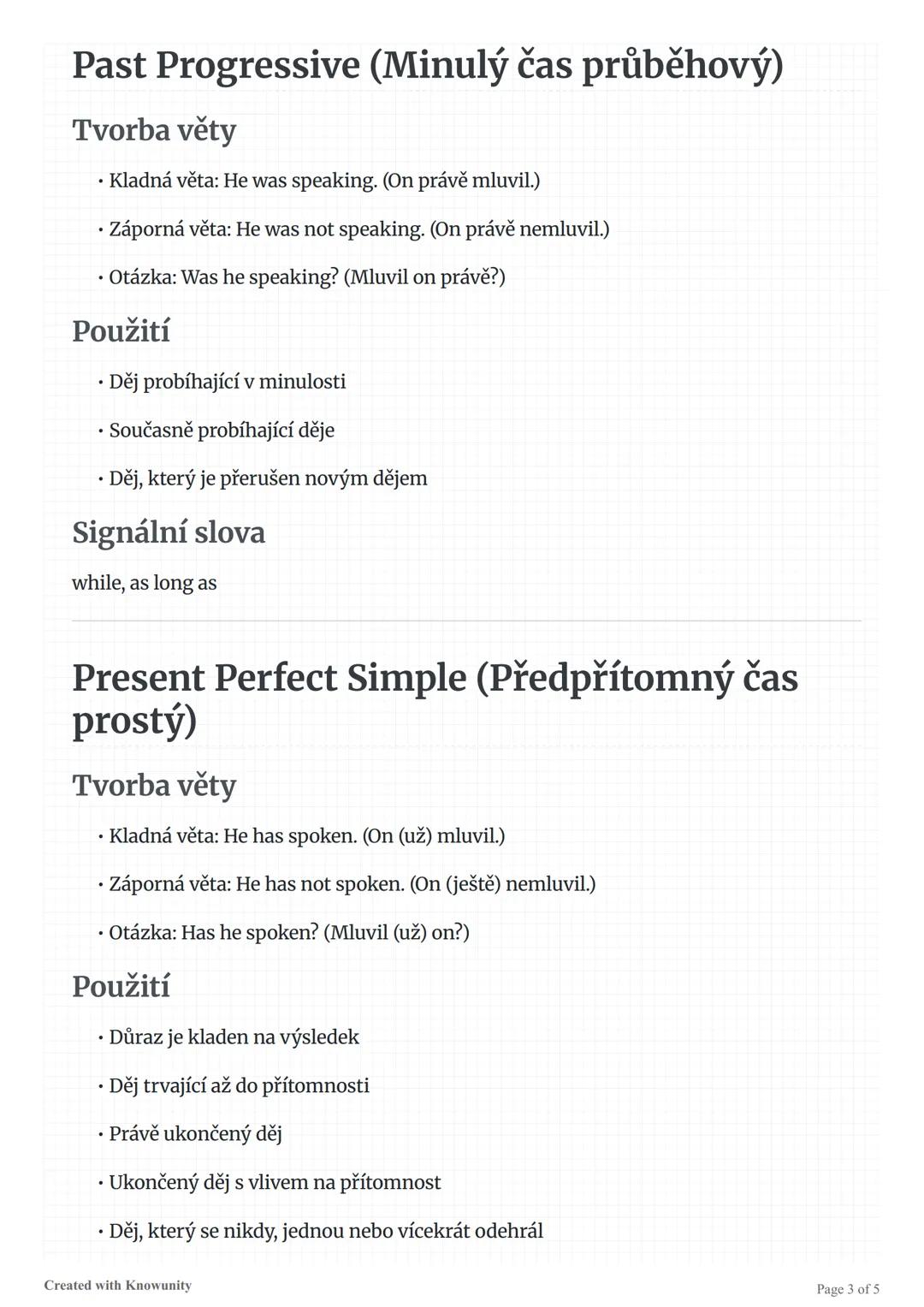 # Přehled anglických časů

Přehled a vysvětlení anglických časů včetně Simple Present, Present Progressive, Simple Past a dalších.

# Přehle