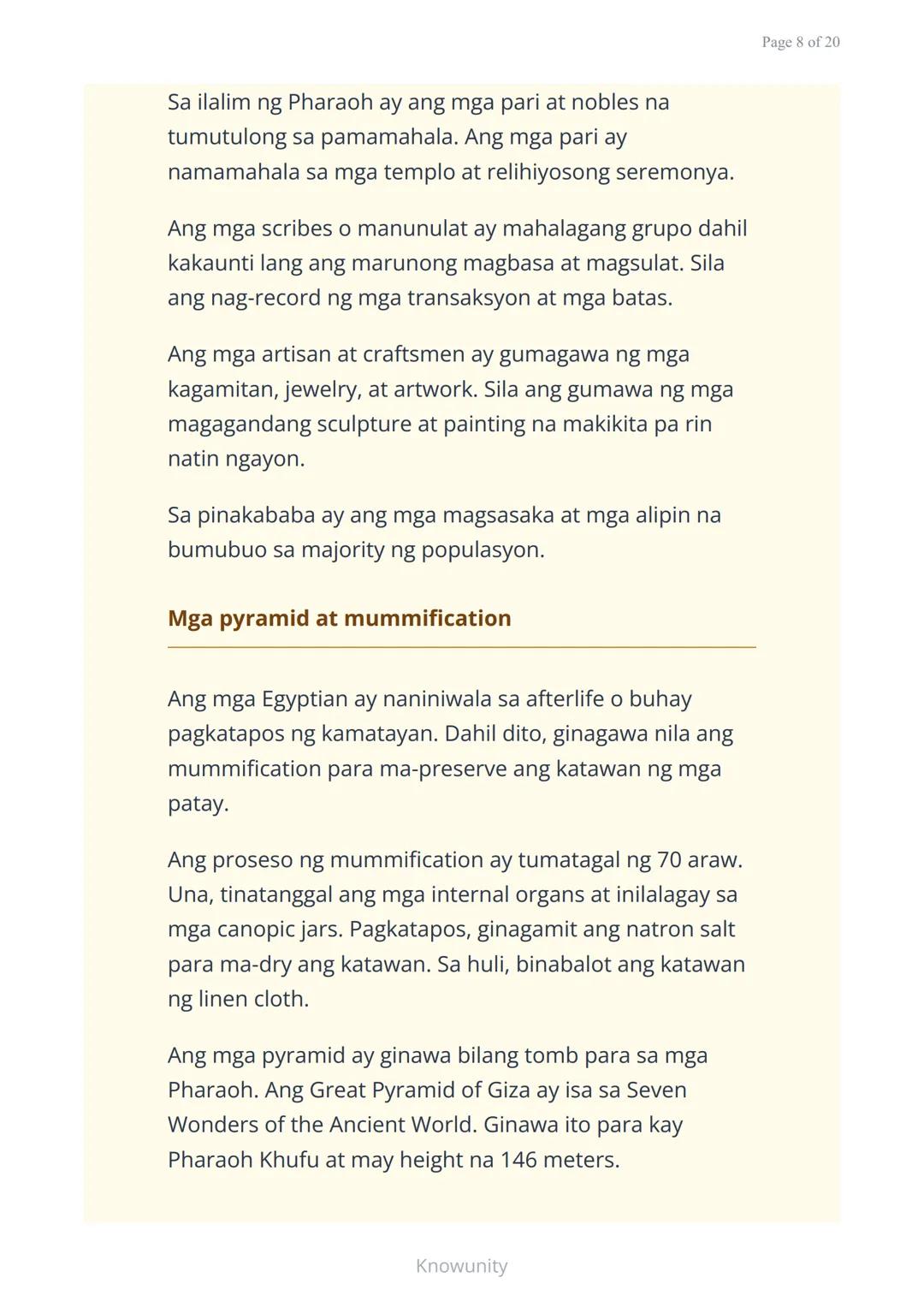 # Sinauang Kabihasnan ng Daigdig: Mesopotamia, Ehipto, Indus, at Tsina

Pag-aaral ng apat na mahahalagang sinaunang kabihasnan sa mundo

## 