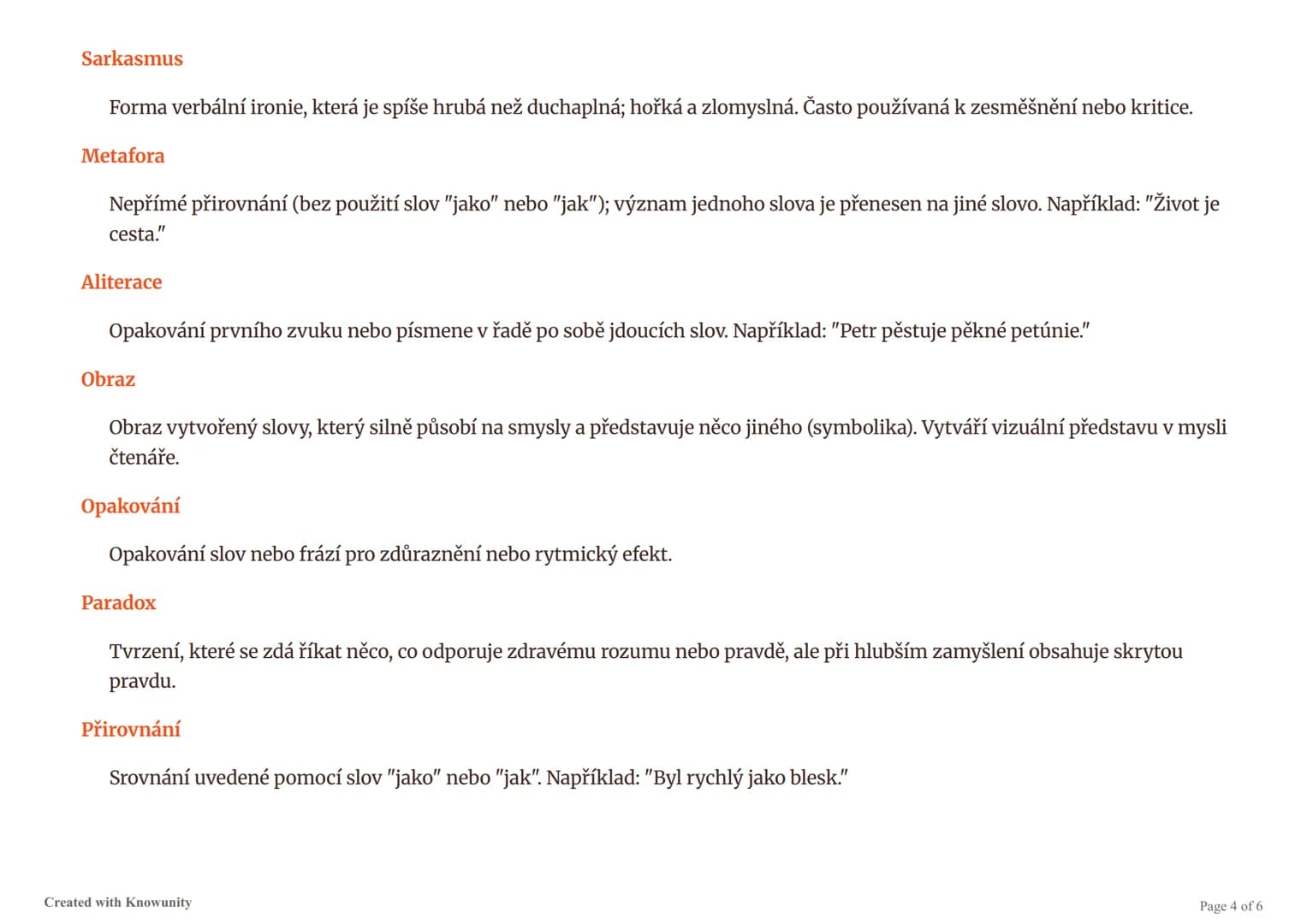 # Stylistické prostředky - přehled v češtině, angličtině a němčině

Přehledná tabulka stylistických prostředků s vysvětlením v češtině a jej
